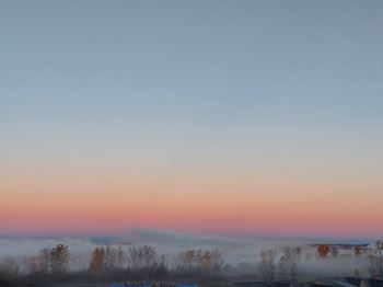 Fall morning view